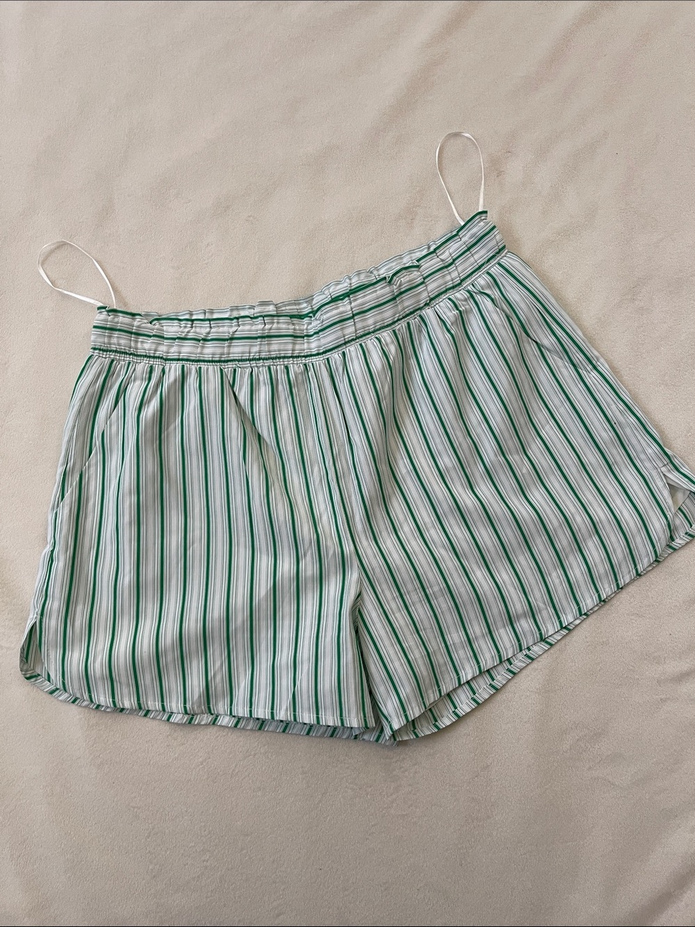 Skylar Rose Green Striped Shorts🌿 - Picture 3 of 8
